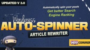 Wordpress Auto Spinner v3.26.0 Articles Rewriter [Activated]