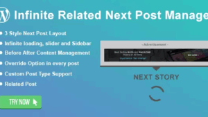 WordPress Infinite Related Next Post Manager v1.3