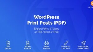 WordPress Print Posts & Pages (PDF) v1.5.12