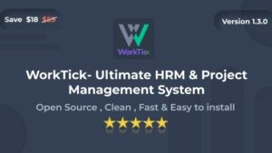 WorkTick (v1.3.0) HRM & Project Management