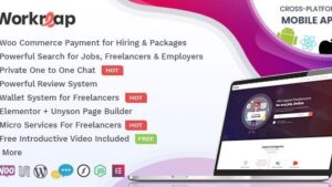 Workreap (v3.3.0) Freelance Marketplace WordPress Theme [Activated*]