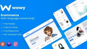 Wowy (v1.30.5) Laravel e-commerce script [Activated]