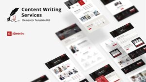 Writery - Content Writer Service Elementor Template Kit