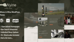 Wyine v1.0.1 Wine Shop Theme