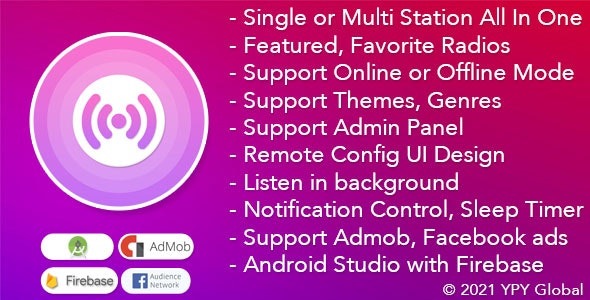 XRadio v4.6 Best Radio Template For Android