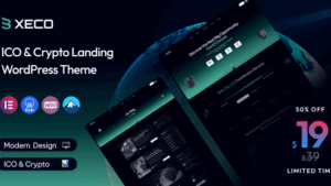 Xeco (v1.1) ICO & Crypto Landing WordPress Theme