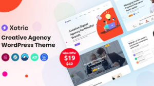 Xotric (v1.4) Creative Agency WordPress Theme + RTL
