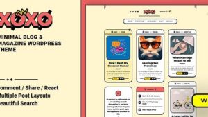 Xoxo (v2.1.6) Blog & Magazine WordPress Theme
