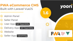 (v1.9.3) YOORI eCommerce Single & Multi-Vendor PWA Marketplace CMS (Activated*)