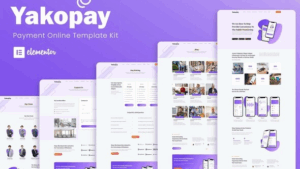 Yakopay - Online Payment App Elementor Template Kit