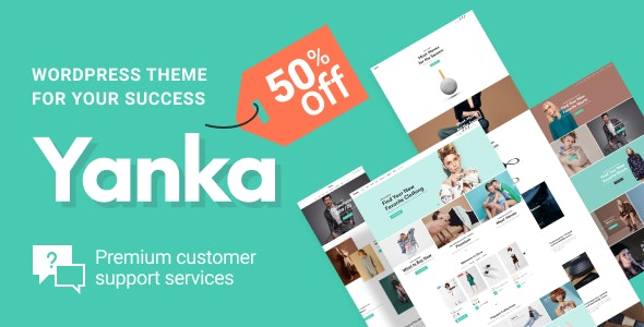 Yanka (v1.0.8) Multipurpose ECommerce Theme WordPress