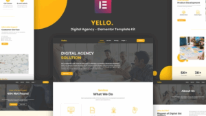 Yello - Digital Agency Elementor Template Kit