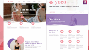 Yoco - Yoga Studio Elementor Template Kit