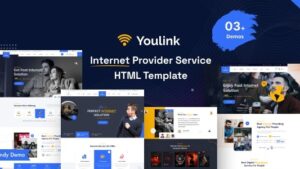 Youlink v1.0.1 Broadband & Internet Services WordPress Theme