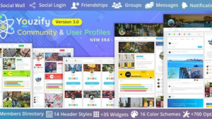 Youzer (Youzify) v3.6.0 Buddypress Community & User Profile