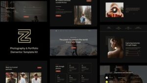 Zenin - Photography & Portfolio Elementor Template Kit