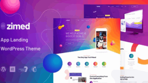 Zimed v2.0 App Landing WordPress Theme #