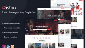 Ziston - Directory & Listings Elementor Template Kit