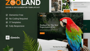 Zooland – Safari & Zoo Elementor Template Kit [Activated]