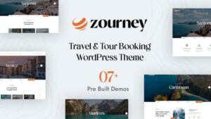 Zourney (v1.3.0) Travel Tour Booking WordPress Theme (Activated)