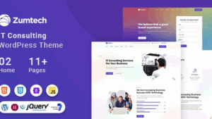 Zumtech IT Solutions & Technology WordPress Theme v1.0.2