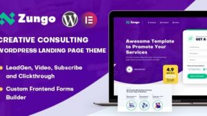 Zungo (ver. 12 Jan, 2025) Creative Consulting Business WordPress Landing Page Theme