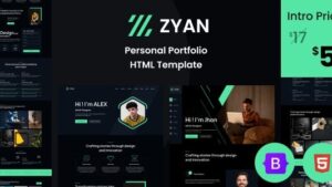 Zyan (v1.0) Personal Portfolio HTML Template