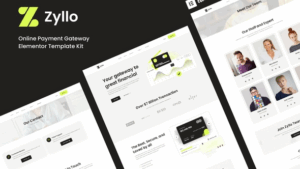 Zyllo - Online Payment Gateway Elementor Template Kit