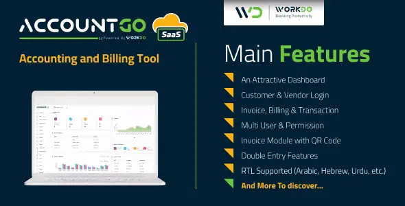AccountGo SaaS (v7.6) Accounting and Billing Tool [Activated]