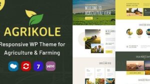 Agrikole (v1.27) Responsive WordPress Theme for Agriculture & Farming