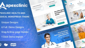 ApexClinic (v1.5.1) Health & Clinic Theme [Activated]