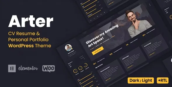 Arter (v1.8.5) 个人作品集简历WordPress主题