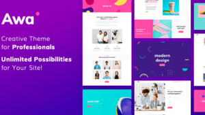 Awa v1.4.7 Portfolio WordPress