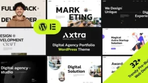 Axtra (v3.0.8) Digital Agency Creative Portfolio Theme [Activated]