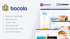 Bacola (v1.5.3) Grocery Store and Food eCommerce Theme (Activated)