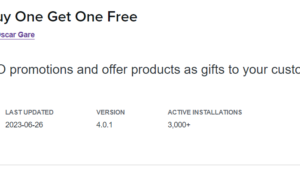 Buy One Get One Free WooCommerce (v5.7.0)