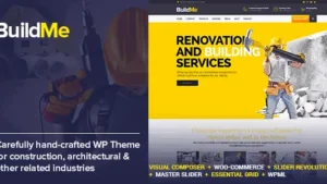 BuildMe (v6.8) Construction & Architectural WP Theme [Activated]