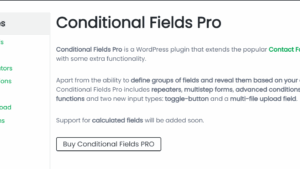 Conditional Fields Pro v2.3.3 for Contact Form 7