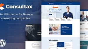Consultax v1.2.3 Financial & Consulting WordPress Theme