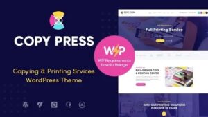 CopyPress v1.4.5 Type Design & Printing Services WordPress Theme