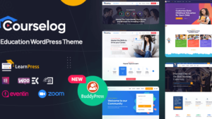 Courselog (v1.4.1) Education WordPress Theme