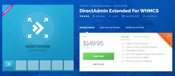 Direct Admin Extended v3.9.1