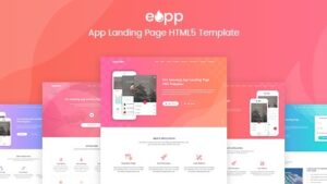 eApp v1.0 - 5 in 1 App Landing Page