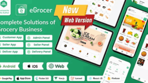 Fixed* eGrocer (v2.0.2) Online Multi Vendor Grocery Store, eCommerce Marketplace Flutter Full App with Admin Panel [Activated]