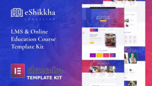 eShikkha - eLearning Elementor Template Kit