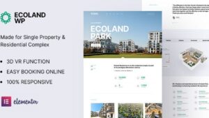 Ecoland v1.5 Single Property WordPress Theme
