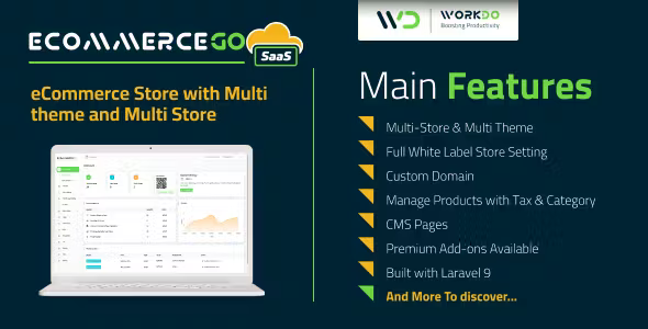 eCommerceGo SaaS v7.2 eCommerce Store with Multi theme and Multi Store [Activated]