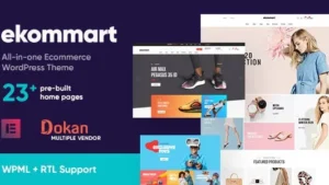 ekommart v4.1.6 All-in-one eCommerce WordPress Theme