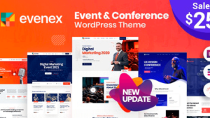 Evenex v2.6.0 – Event Conference WordPress Theme