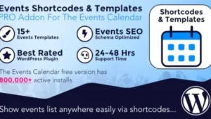 The Events Calendar Shortcode and Templates Pro v4.0.1